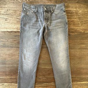 New with Tags: Brunello Cucinelli Slim Fit Grey Denim Jeans